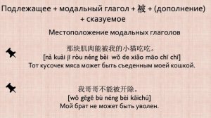 Грамматика китайского языка. HSK 3: пассивный залог с 被