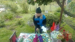 Букет из гладиолусов . Gladiolus . Часть 1 .