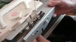 Двухфонтурный платинг на SILVER REED. Машинное вязание