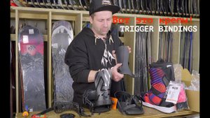 сноуборд крепления Trigger - кажется тот самый момент когда некто выбивает дверь на "рынок" с ноги.