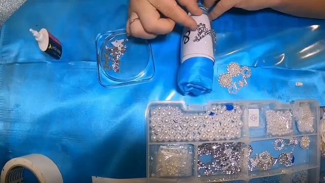 Украшение бокала стразами (инкрустация- DIY)