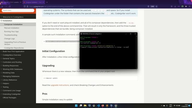 Tutorial CRUD REST API CodeIgniter 4 Postman #1. Install CodeIgniter 4