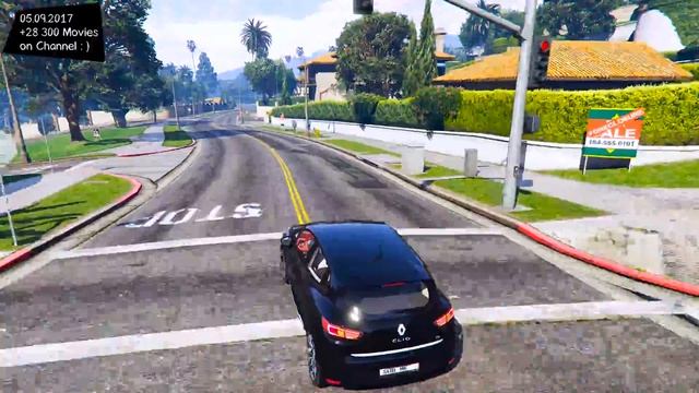 Renault Clio 4 Facelift Top Speed Test GTA Mod Future _REVIEW