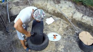 Хобби-Дом НАЧАЛО. Дренаж под плиту фундамента, для домика в склоне холма.