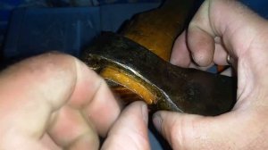 Фиксация топора без клиньев.