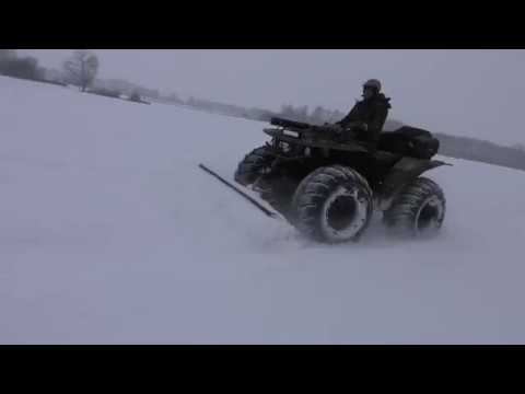 снегоотвал на Соколе в чистом поле -)) смотреть онлайн