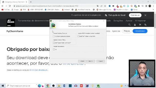 Aprenda Baixar o Pycharm community no Windows Passo a Passo (Algoritmos e Lógica de Programação) смотреть онлайн