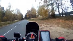 Мопед Альфа (Вега). Осенняя прогулка.