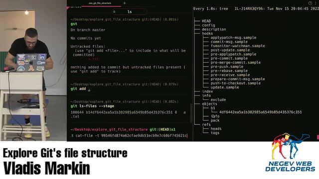 Vladis Markin - Explore Git's file structure смотреть онлайн