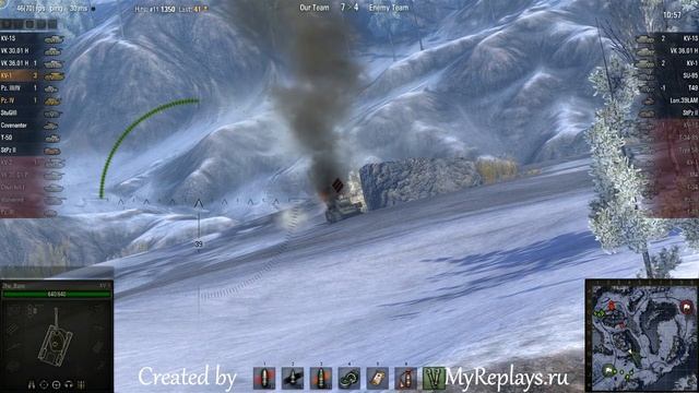 WOT: Arctic Region - KV-1 - 7 frags - смотреть онлайн