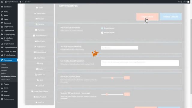 Crypto Premium WordPress Theme: How To Add New Service In Service Section - Part 4 смотреть онлайн