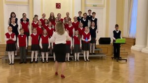Рождественская песня Концертный хор Второй СПб Гимназии 2021