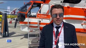 Пожарный вертолет Ка-32 башкирского производства представили на авиасалоне в Дубае
