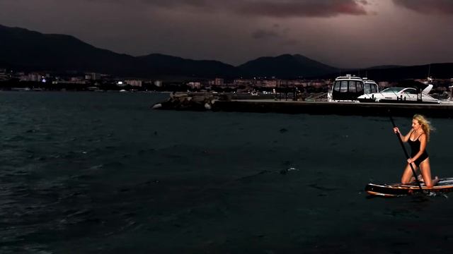 SUP серфинг. Июль 2019 в Геленджике. смотреть онлайн