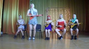 Шуточный новогодний танец "Ах, мамочка"