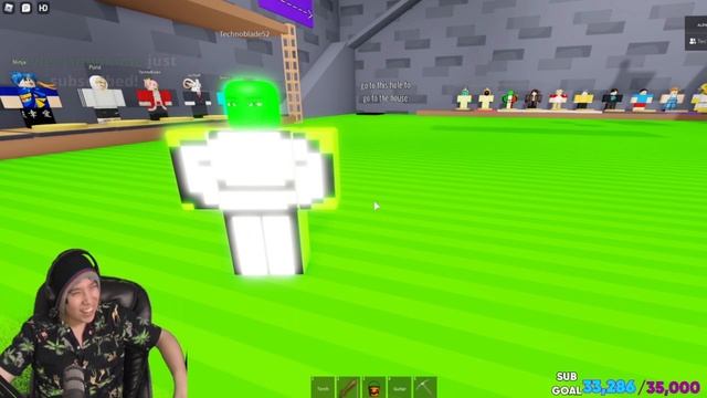 Technoblade first time playing ROBLOX ft. Quackity (Dream Team RP Roblox game) смотреть онлайн