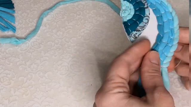 Мастер-класс пано из старых футболок