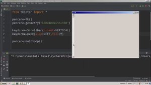 Scrollbar Python Tkinter #46