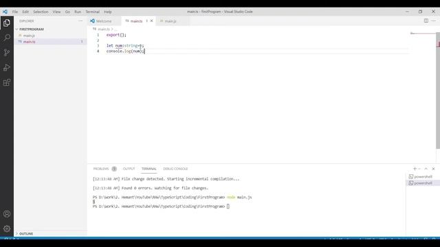 TypeScript | #5 TypeScript Types | Step by Step Tutorial for TypeScript