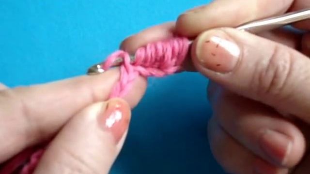 Вязание крючком - Урок 128 - Витой узелок 4 способ смотреть онлайн