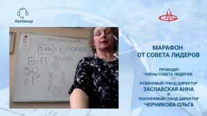 Заславская А. Черникова О. Марафон от совета Лидеров.