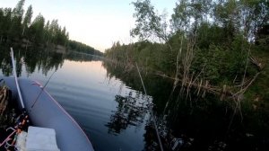Рыбалка с лодки в сильном коряжнике. Ловля окуня на спиннинг и поплавок