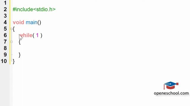 C Programming Basics - Infinite While Loop In C