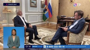 Интервью с главой Республики Карелия Артуром Парфенчиковым