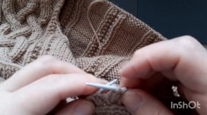 Вяжу мужской пуловер поло спицами/Часть 3