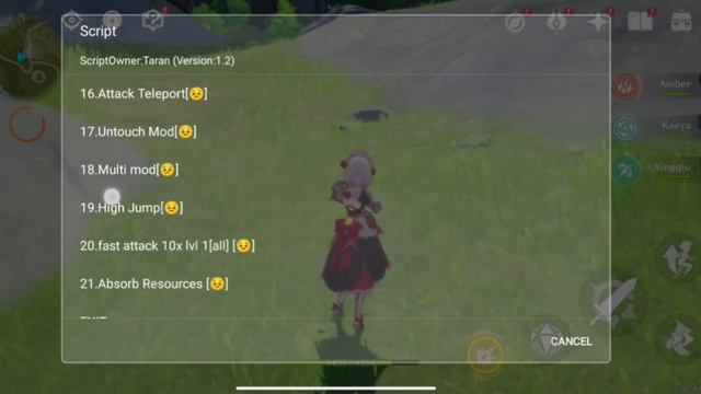 [GG] Genshin Impact hack Lua script (for android only) 2023
