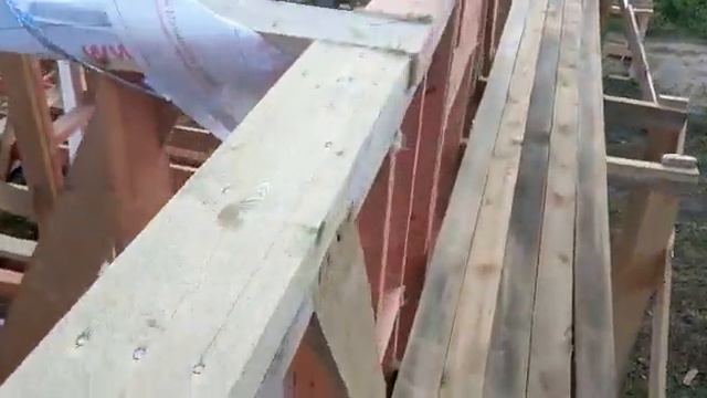 Обвязка каркасных стен.