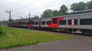 Электропоезд "ЭС2Г" "Ласточка" сообщением "Зеленоградск-Н - Калининград-Южн."