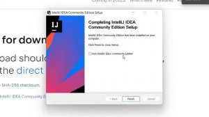 Install IntelliJ IDEA Community for Java