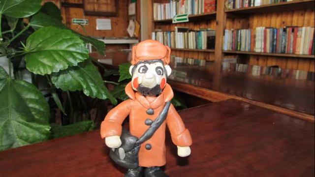 Герои книги из пластилина