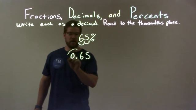 Write as a Decimal 65% смотреть онлайн