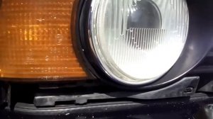 Снятие решётки радиатора, усов е34. Установка сигналов от ГАЗ 24