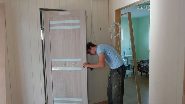Монтаж межкомнатной двери. Установка двери. Портал. смотреть онлайн