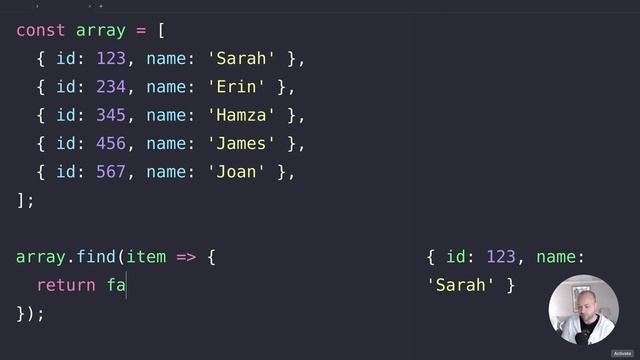 DevTips Daily: The JavaScript array find method