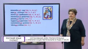 Русский язык. 4 класс. Согласование имён прилагательных с именами существительными /23.11.2020/