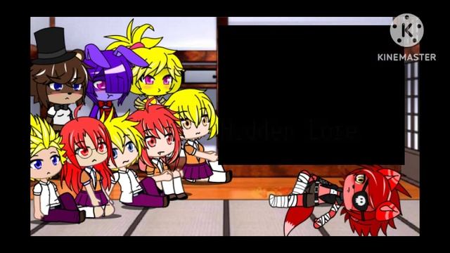 Реакция персонажей Saiko no Sutoka и FNIA на обзор Original F.N.I.A. часть первая от CREATION WOLF.