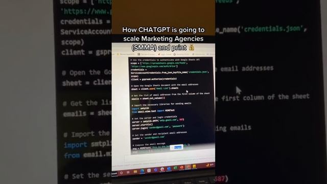 Chat gpt will make digital marketing an automate money ? printing machine ? #chatgpt #openai