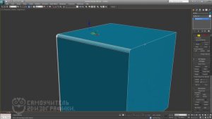 Как сделать фаску в 3D Max