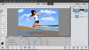 How You Can Make a Fast Overlay Sky Fix - Magic Wand Layer Mask Adobe Photoshop Elements