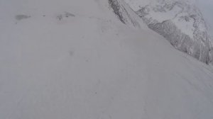 Домбай 10.12.2016г.#скоростной спуск с высоты 3035 до 2277 м. за 3:35