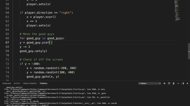 Python Game Programming Tutorial: Falling Skies Part 5 смотреть онлайн