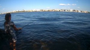 Ловля уклейки. Самара. Волга
