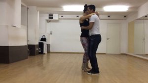 Хорхе и Дарья. 03.03.2015 Кизомба. Тарашинья. Базовые шаги.