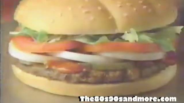 Burger King whopper a deal tv ad 80s смотреть онлайн