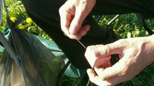 # 65 Как зарядить макушатник  для  илистого дна.  Ловля на водоеме.  Продолжение ролика # 21.