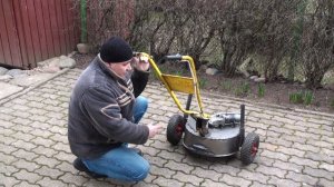 Косилка для уборки ботвы(Аккумуляторная)! Rechargeable haulmower mowe